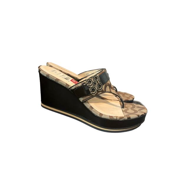 Coach -  Gypsy A0103 - Wedge Sandals - Size. 9.5 - NWT - Picture 1 of 3